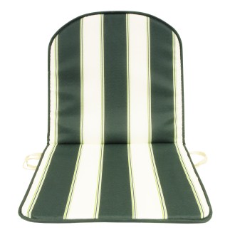 CUSCINO SCHIENALE BASSO DOUBLE RIGATO VERDE - 1