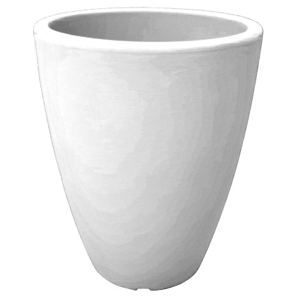 VASO HOME/ADONE TONDO CM.30X38H BIANCO - 1