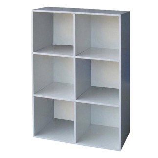 LIBRERIA MOD.CUBO 6 BIANCO CM.61X91 - 1