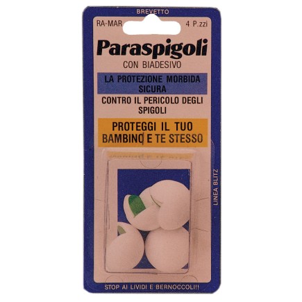 COPRISPIGOLI ADESIVI BLISTER PZ.4 BIANCO - 1