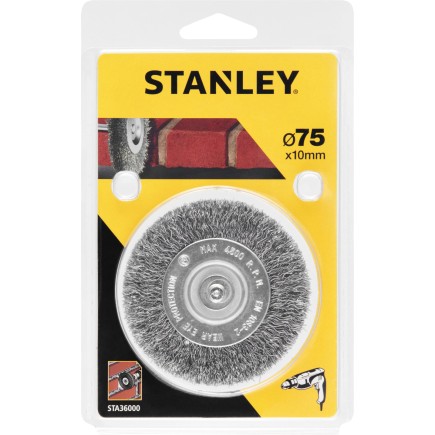 PIRANHA/STANLEY STA36000 (X36000) SPAZZOLA ACCIAIO D.75 - 1