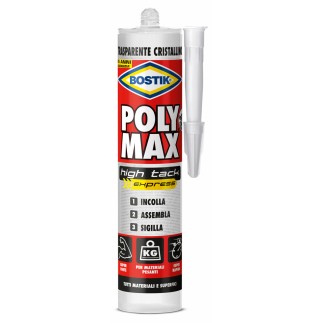 BOSTIK POLYMAX HIGH TACK CARTUCCIA CRISTAL GR.300 - 1