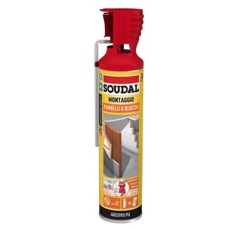 SOUDAL ADESIVO POLIURPANNELLIBLOCCHIML.600 - 1