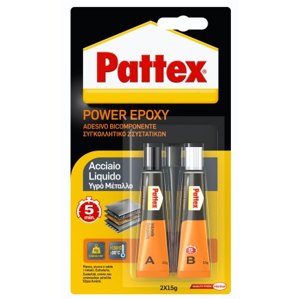 PATTEX ACCIAIO LIQUIDO TUBO GR.30 - 1