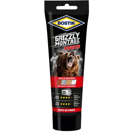 BOSTIK GRIZZLY MONTAGE POWER TUBO 250 G BIANCO - 1