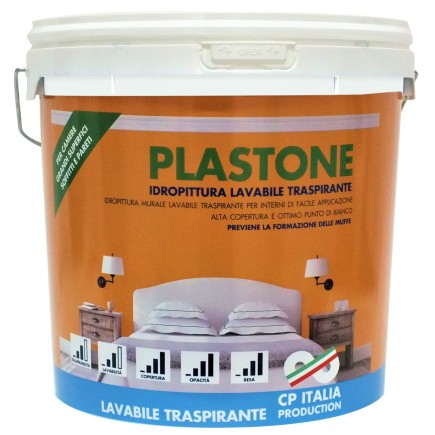 IDROPITTURA LAVABILE PLASTONE DA LT. 2,5 - 1