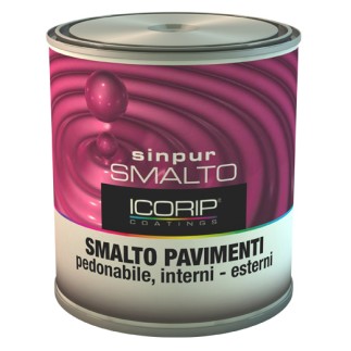 SMALTO SINPUR ROSSO X PAVIMENTO DA LT.0,750 - 1