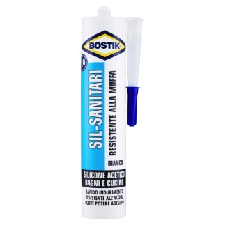 BOSTIK SILICONE SANITARI BIANCO 280 ML. - 1