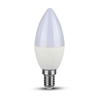 LED Bulb Samsung Chip 7W E14 Plastic Candle 3000K