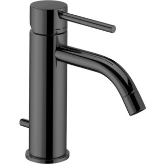 PAFFONI - MISCELATORE LAVABO LIGHT BLACK CON SCARICO AUTOMATICO 1.1/4